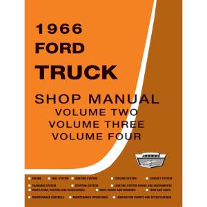 1966 Ford Truck Shop Manual (4 Volume Set) - Part #DPRF-92-66TSM.