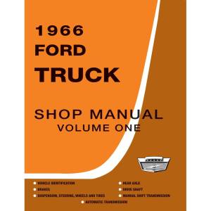 1966 Ford Truck Shop Manual (4 Volume Set) - Part #DPRF-92-66TSM.