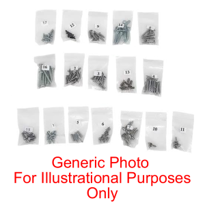 1954 Pontiac Restoration Parts Interior Screw Kit - 133 pc. - Part #19-166K.