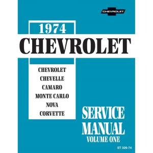 1974 Chevy Car Shop Manual - Part #DPRGM-155-74SM.