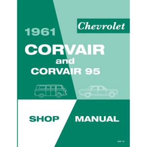 1961 Chevy Corvair Shop Manual - Part #DPRGM-91-61SM.