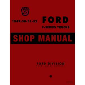 1949-1952 Ford Truck Shop Manual - Part #DPRF-81-52TSM.