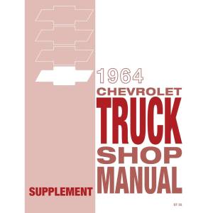 1964 Chevy Truck & Suburban Shop Manual Supplement to 1963 Chevy Truck Shop Manual - Part #DPRGM-81-64TSM-SUP.