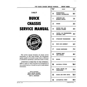 1957 Buick Shop Manual - Part #DPRGM-11-57SM.