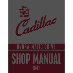 1941 Cadillac Hydra-Matic Drive Shop Manual - Part #DPRGM-171-41HMTSM.