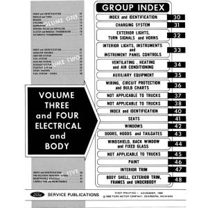 1970 Ford Truck, Van & Bronco Shop Manual - 5 Volume (Print) - Part #DPRF-96-70TSM.