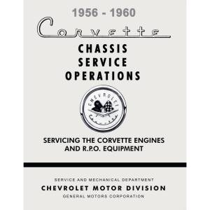 1956-1960 Corvette Chassis Service Operations (Print) - Part #DPRGM-58-56CORSO.